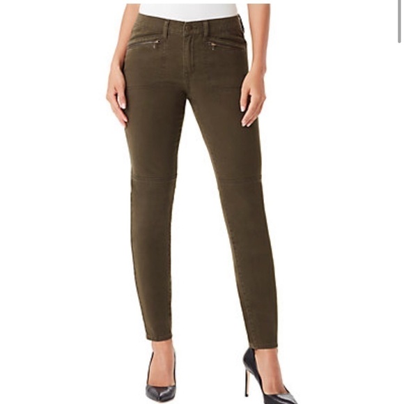 WILLIAM Rast NWT Jane skinny olive cargo sz 26 - Picture 2 of 7